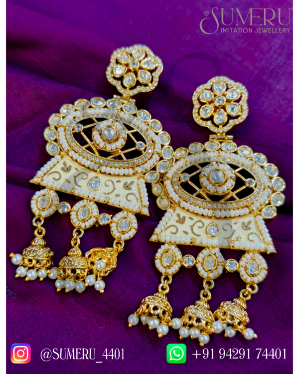KUNDAN EARRING