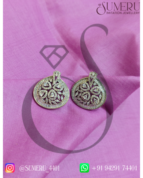 A.D. PENDENT SET IN SILVER. - Image 2