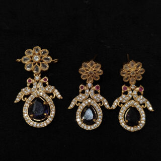 A.D. HIGH GOLD PENDENT SET