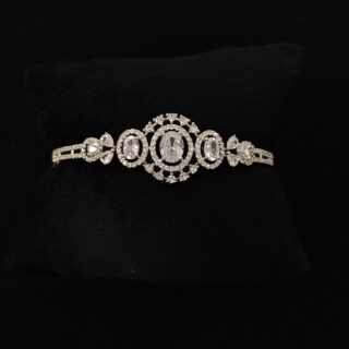 A.D. KADA IN SILVER FINISH WITH ATTRECTIVE LOOKS