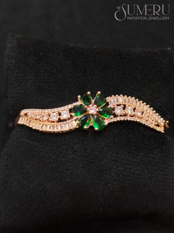 A.D. KADA WITH ROSE GOLD TONE