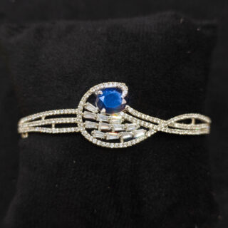 DELICATE A.D. KADA WITH ROYAL BLUE STONE