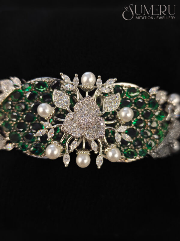 A.D. KADA WITH GREEN STONES - Image 2