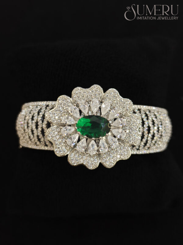 A.D. KADA WITH BIG GREEN STONE