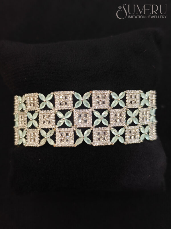 A.D. KADA WITH SEA GREEN STONE