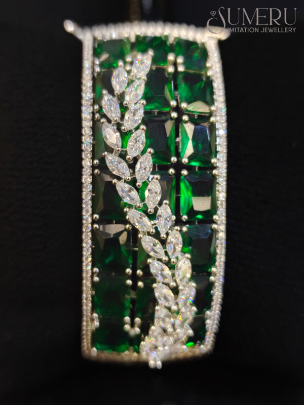 A.D. KADA WITH GREEN STONES - Image 2