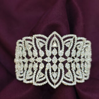 A.D. KADA IN SILVER TONE