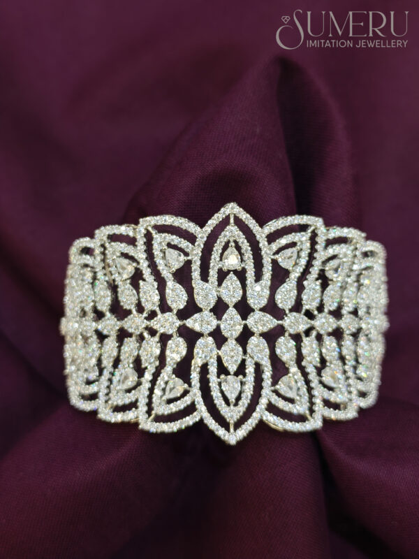 A.D. KADA IN SILVER TONE