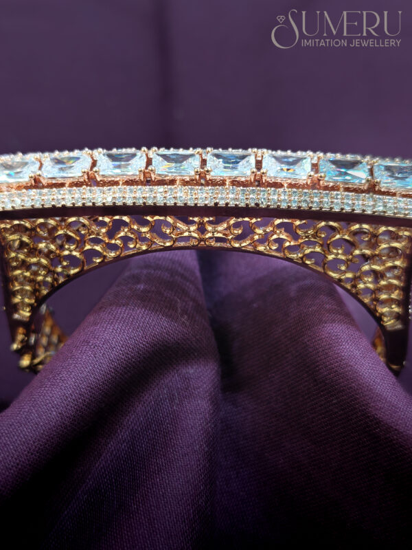ROSE GOLD KADA IN UNIQUE STYLE - Image 3