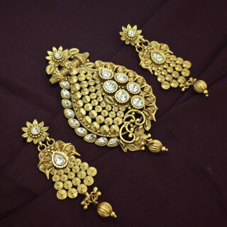 HIGH GOLD(COPPER)PENDENT SET