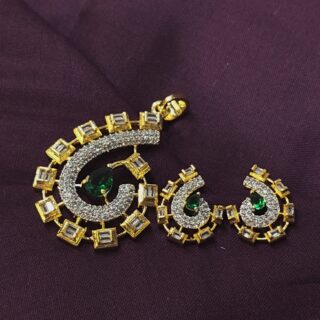 A.D. HIGH GOLD PENDENT SET