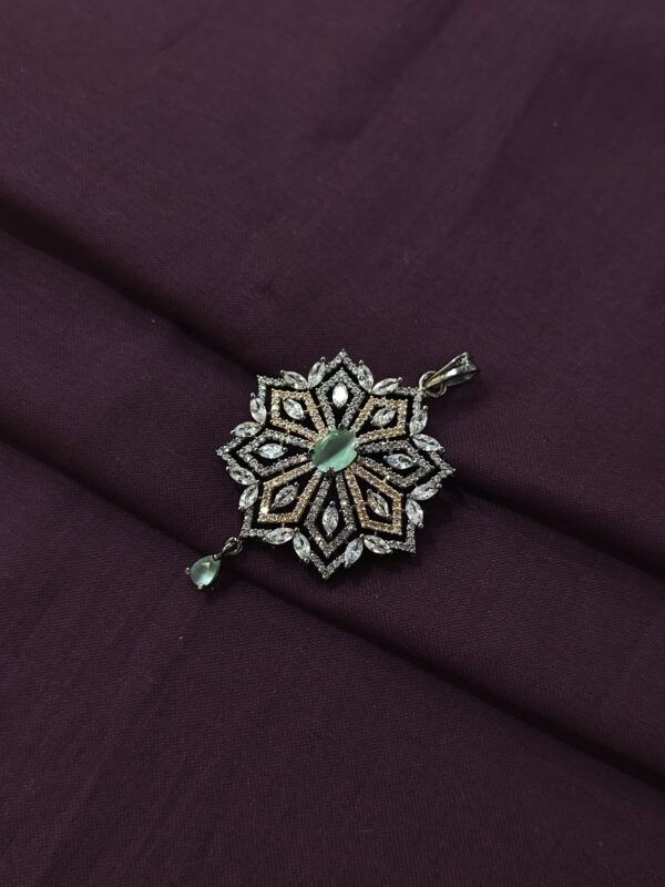 A.D. PENDENT SET IN ANTIQUE POLISED - Image 3